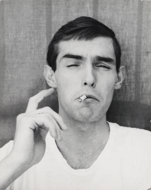 Peter Hujar. Self-Portrait Smoking, 1958. © 1987 The Peter Hujar Archive LLC. Courtesy Maureen Paley, London; Pace/MacGill Gallery, New York.