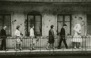 Laszlo Fejes. <em>Wedding, Budapest,</em> 1965. Silver gelatin print, 155 x 238 mm. Hungarian Museum of Photography. Copyright Hungarian Museum of Photography.