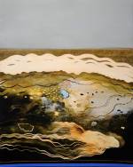 Philip Hunter. Geosphere no.4, 2015. Oil on linen, 153 x 122.5 cm. Copyright the artist. Courtesy Sophie Gannon Gallery.