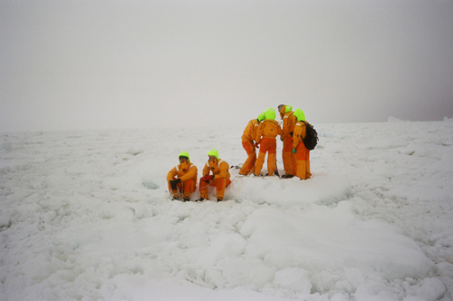 Pierre Huyghe. <em>A Journey that Wasn't</em>, 2005. Film Still. Super 16mm film and HD video transferred to HD video, colour, sound. Photo: Pierre Huyghe. Courtesy of Marian Goodman Gallery, New York/Paris. Copyright Pierre Huyghe.