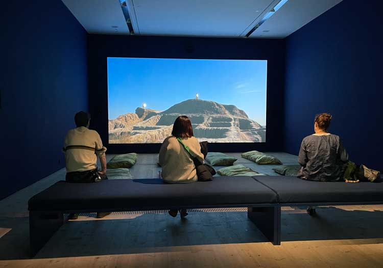 Saodat Ismailova, Melted Into the Sun, 2024. Installation view, Baltic Centre for Contemporary Art, Gateshead, 8 November 2025 – 7 June 2026. Photo: Veronica Simpson.