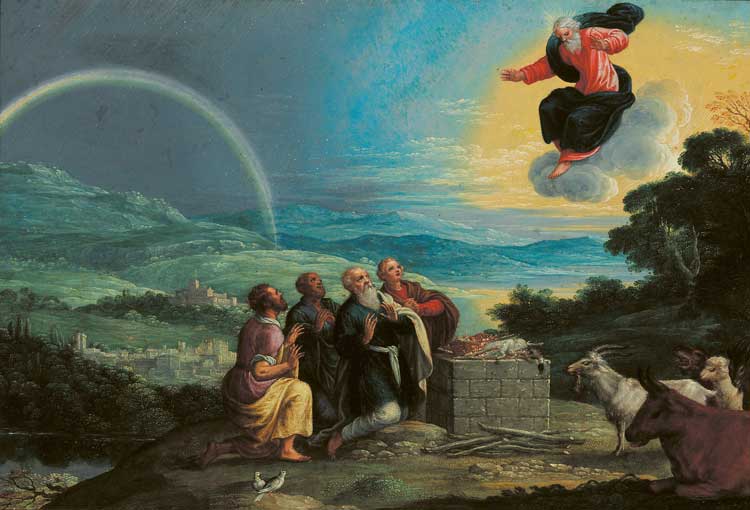 Johann König, The Sacrifice of Noah after the Flood, 1627. Photo: Horst Bernhard.