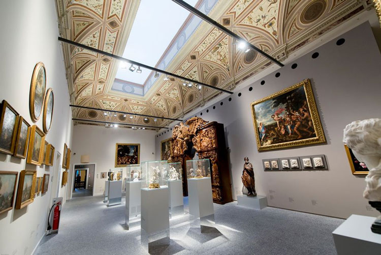 Accademia Carrara, Bergamo,  gallery view.