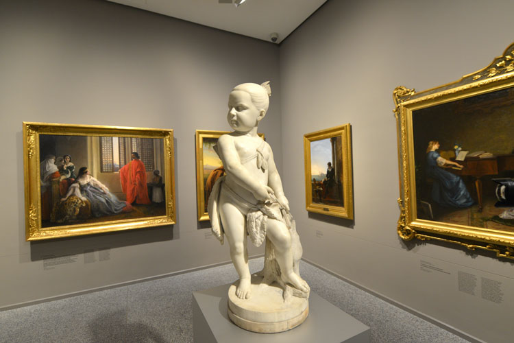 Accademia Carrara, Bergamo,  gallery view. Photo: Gianfranco Rota.