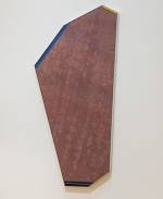 Kenneth Noland. Egyptian Cryptic, 1978. Acrylic on canvas, 251.5 x 111.8 cm.