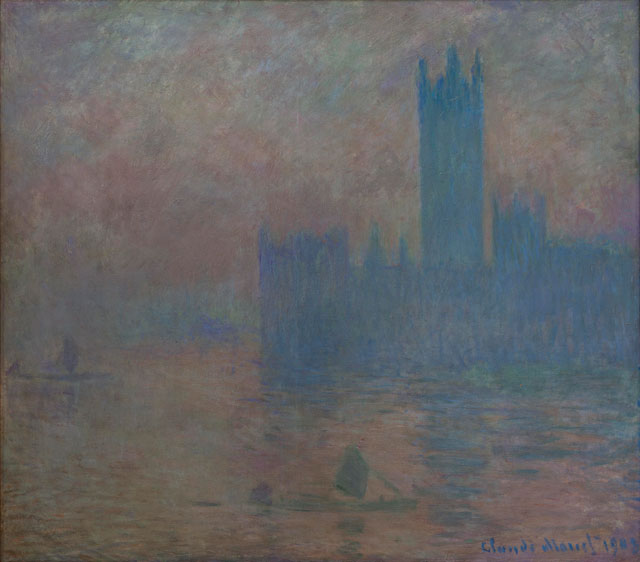 Claude Monet. Claude Monet. Houses of Parliament, 1903. Oil paint on canvas, 81 x 92 cm. Musée Malraux.