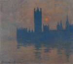 Claude Monet. Houses of Parliament, Sunset, 1904. Oil paint on canvas, 81 x 92 cm. Kaiser Wilhelm Museum.