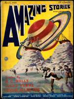 Magazine cover, Amazing Stories (April 1926) #1, Agence Martienne, Courtesy coll. Maison d'Ailleurs / Agence Martienne.