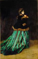 Claude Monet. Camille, 1866. Oil on canvas, 231 x 151 cm. Kunsthalle Bremen, Der Kunstverein in Bremen.