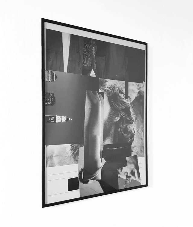 Andrew Gillespie. Doors, 2016. Collage, 86 x 61.5 cm.