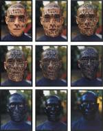 Zhang Huan. Family Tree, 2001. Nine chromogenic prints, each image 21 in. × 16 1/2 in. (53.3 × 41.9 cm). Lent by The Walther Collection. Artwork © Zhang Huan. Photograph: © Yale University Art Gallery.