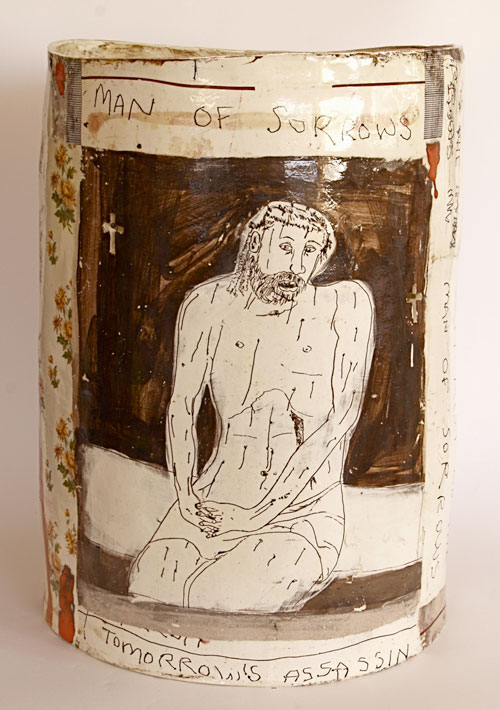 Philip Eglin. <em>Tomorrows assassin</em>, 2008. Ceramic. Private collection courtesy Marsden Woo Gallery, London.