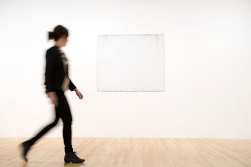 Bruno Jakob. Breath, floating in color as well as black and white (Venice), 2011. Photograph: Linda Nylind.