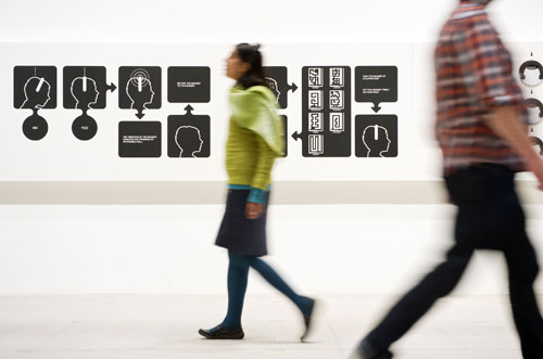 Jeppe Hein. Invisible Labyrinth, 2005. Photograph: Linda Nylind.