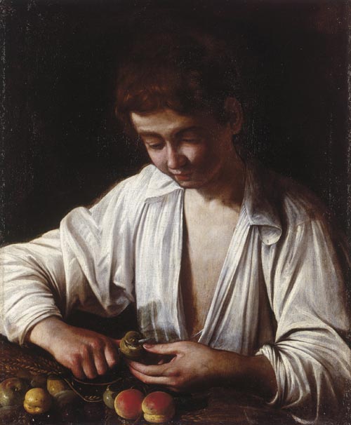 Caravaggio,<em> Boy Peeling Fruit</em>, c.1592-3, the Royal Collection © 2007, Her Majesty Queen Elizabeth II