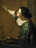 Gentilsechi,<em> Self-portrait as the Allegory of Painting</em>, c.1638-9, the Royal Collection © 2007, Her Majesty Queen Elizabeth II