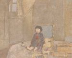 Gwen John, Japanese Doll, 1920. Oil on canvas. National Museum of Wales.
