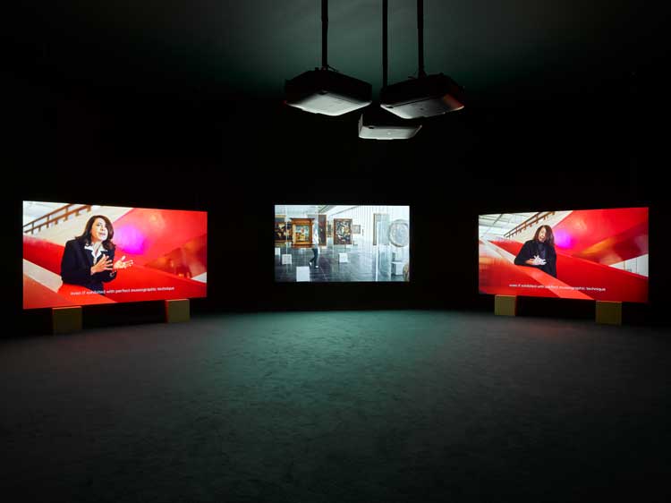 Isaac Julien, Lina Bo Bardi – A Marvellous Entanglement, installation view, Tate Britain, 2023. Photo: Jack Hems. © Isaac Julien. Courtesy the artist and Victoria Miro.