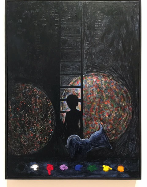 Jasper Johns, Untitled, 2013-14. Installation view. Photo: Jill Spalding.