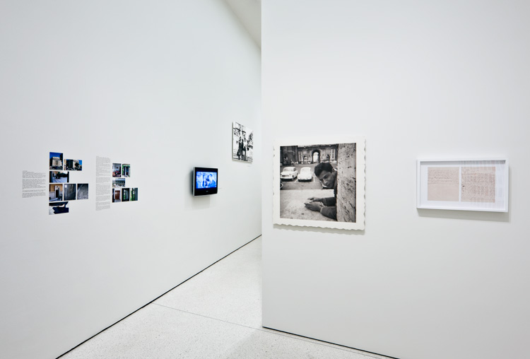 Emily Jacir, Material for a film, 2004–07. Multimedia installation, three sound pieces, one video, texts, photos, archival material. Installation view, The Hugo Boss Prize 2008: Emily Jacir, Solomon R. Guggenheim Museum, New York. Photograph by David Heald © The Solomon R. Guggenheim Foundation, New York. This work was devised in part with the support of La Biennale di Venezia
© Emily Jacir 2004.