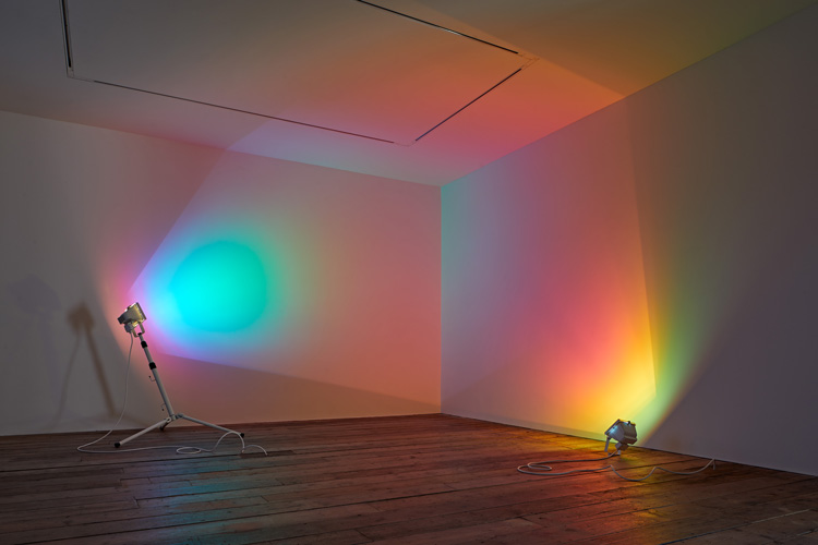 Ann Veronica Janssens. Hot Pink Turquoise, 2006. Installation view, South London Gallery. Photo: Andy Stagg.