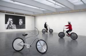 Ann Veronica Janssens, Bike, 2001. Installation view at Louisiana Museum, Copenhagen, 2019. Photo: Poul Buchard / Brøndum & Co.
