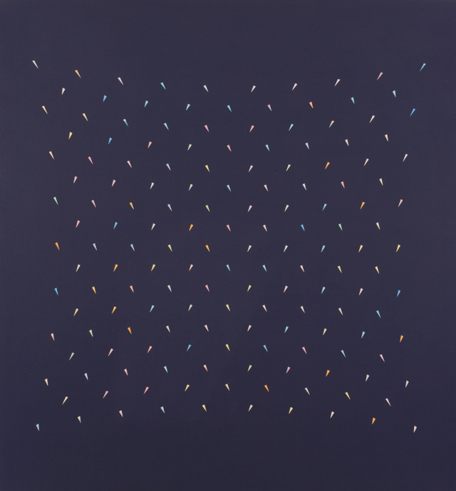 Tess Jaray. Flight, Dark, 2008. 72.5 x 67 cm. Photo: Sam Roberts. © the artist.