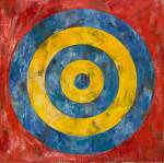 Jasper Johns. Target, 1961. Encaustic and collage on canvas, 167.6 x 167.6 cm. The Art Institute of Chicago c Jasper Johns / VAGA, New York / DACS, London. Photograph: c 2017. The Art Institute of Chicago / Art Resource, NY / Scala, Florence.