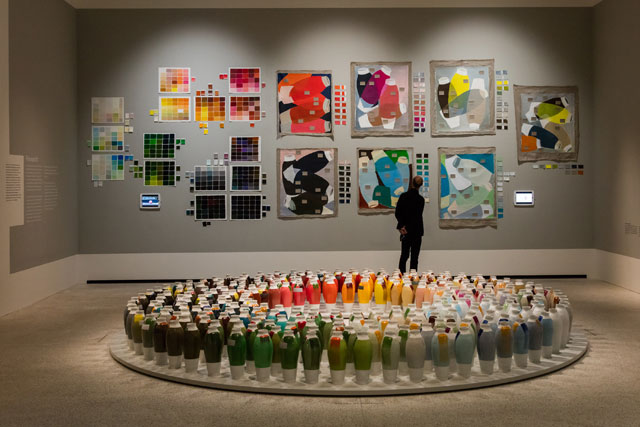 Breathing Colour by Hella Jongerius, Design Museum, London 2017. Installation view. Photograph: Luke Hayes.