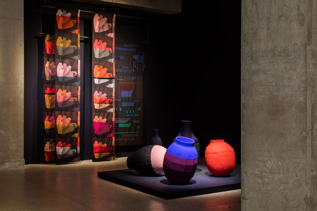 Breathing Colour by Hella Jongerius, Design Museum, London 2017. Installation view. Photograph: Luke Hayes.