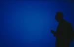 Derek Jarman. <em>Blue,</em> 1993. Courtesy Basilisk Communications. Photograph: Liam Daniel