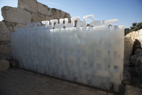 Allan Kaprow. Ice Happening, 1980-2015. Photograph: Danielle Shitrit.