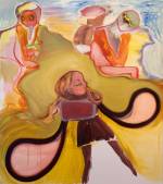 Lucy Stein. Catherine wheel, 2009. Oil on canvas, 180 x 160 cm.