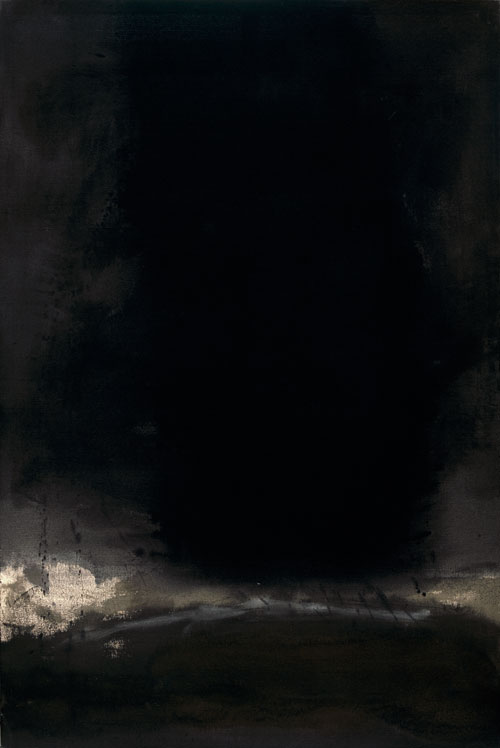 Guan Jingjing. Untitled 08-03, 2008. Ink and acrylic on canvas, 210 x 140 cm. © Guan Jingjing.