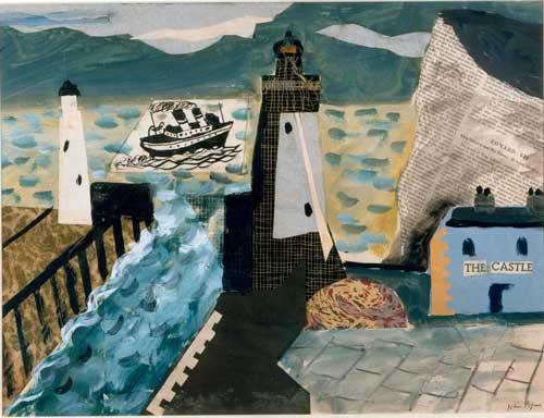 John Piper, Newhaven, the Castle. Private Collection