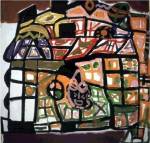 John the Painter, Savoy part 1, 1998, Acrylic on canvas, 160.5 x 152 cm