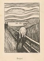 Edvard Munch. The Scream, 1895. Lithograph. Munch Museum.