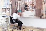 Ben Johnson working on Patio de los Arrayanes in his west London studio, September 2015. Photograph: Martin Kennedy.