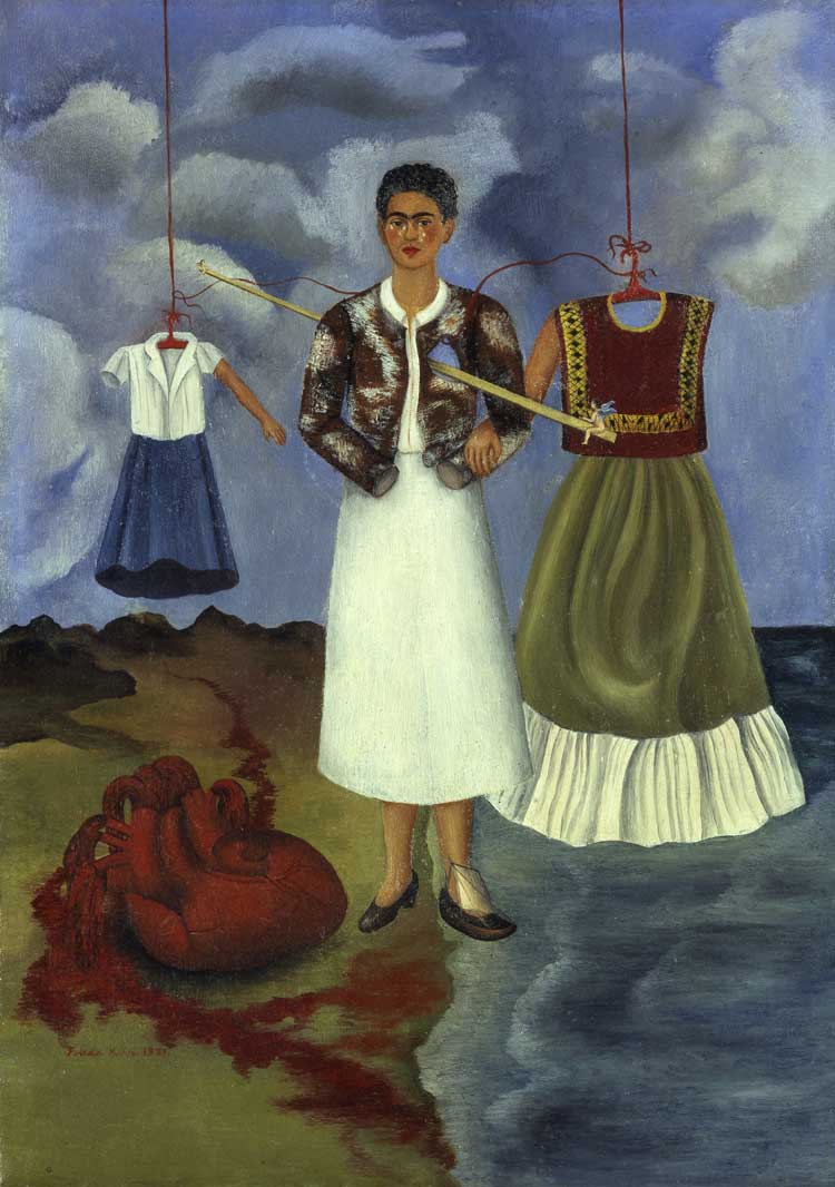 Frida Kahlo, Memory (The Heart) 1937. Private Collection.