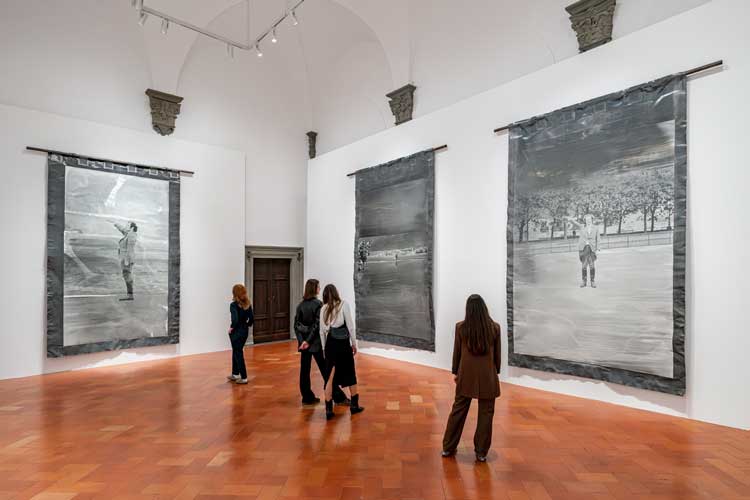 Anselm Kiefer: Fallen Angels, installation view, Palazzo Strozzi, Florence, 22 March – 21 July 2024. Photo: © Ela Bialkowska, OKNO studio.