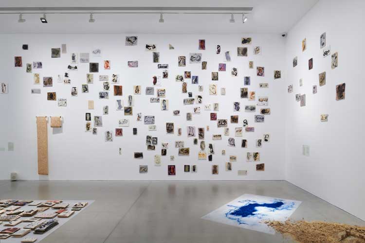 Issam Kourbaj: Urgent Archive, installation view, Kettle’s Yard, Cambridge, 2 March – 26 May 2024.