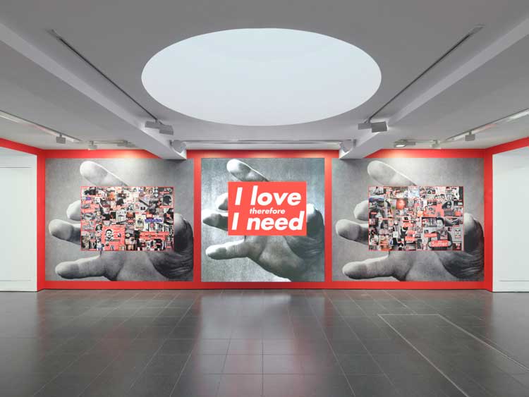 Barbara Kruger: Thinking of You. I Mean Me. I Mean You. Installation view, 1 February – 17 March 2024, Serpentine South. Photo: George Darrell.