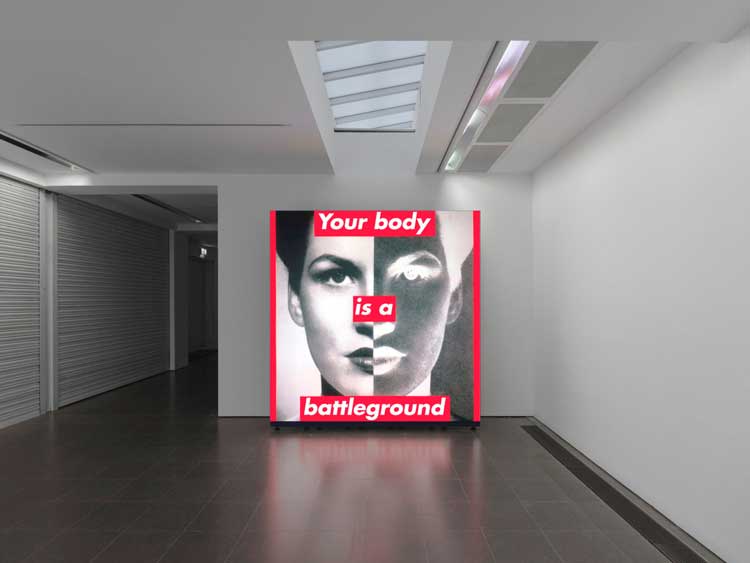 Barbara Kruger: Thinking of You. I Mean Me. I Mean You. Installation view, 1 February – 17 March 2024, Serpentine South. Photo: George Darrell.