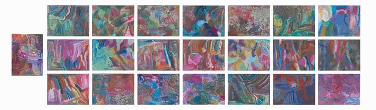 Emily Kam Kngwarray, Anmatyerr people, The Alhalker suite, 1993. National Gallery of Australia, Kamberri / Canberra, purchased 1993. © Emily Kam Kngwarray / Copyright Agency.