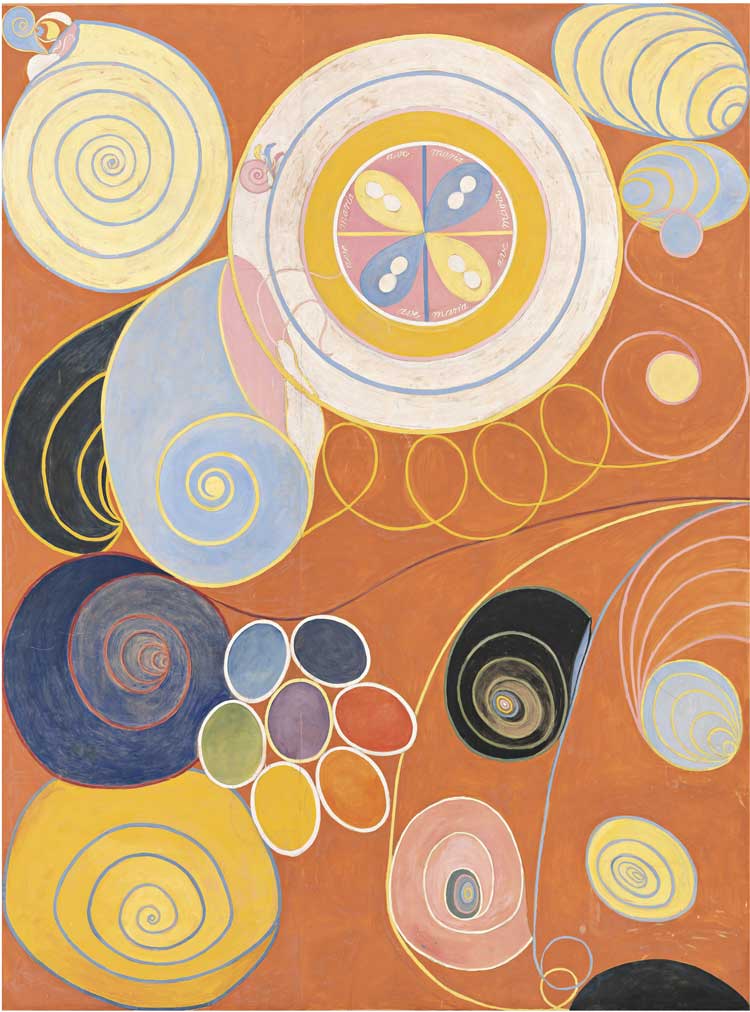 Hilma af Klint, The Ten Largest, Group IV, No. 3, Youth, 1907. Courtesy of The Hilma af Klint Foundation.