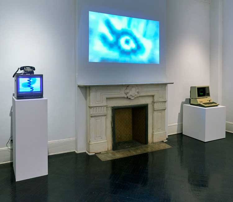 Eduardo Kac: From Minitel to NFT. Exhibition view. Photo: Arturo Sanchez.