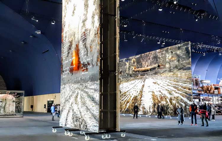 Anselm Kiefer: Pour Paul Celan, Grand Palais Éphémère, Paris. Photo: Ana Beatriz Duarte.