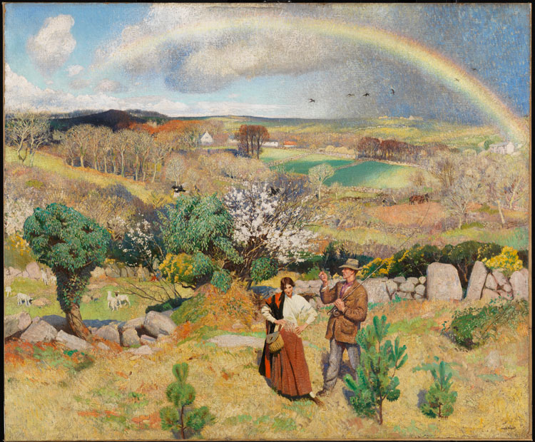 Laura Knight, Spring in Cornwall , 1916-1935. Oil on canvas. Photo courtesy Tate Images © Tate. All Rights Reserved.