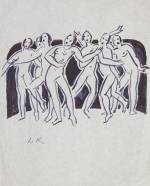 Dame Laura Knight. Dancers, late 1920s. Drawing. © Reproduced with permission of The Estate of Dame Laura Knight DBE RA 2019.  All Rights Reserved. Photo: Royal Academy of Arts, London.