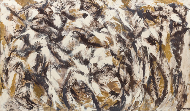 Lee Krasner. Polar Stampede, 1960. The Doris and Donald Fisher Collection at the San Francisco Museum of Modern Art. © The Pollock-Krasner Foundation. Courtesy Kasmin Gallery, New York.